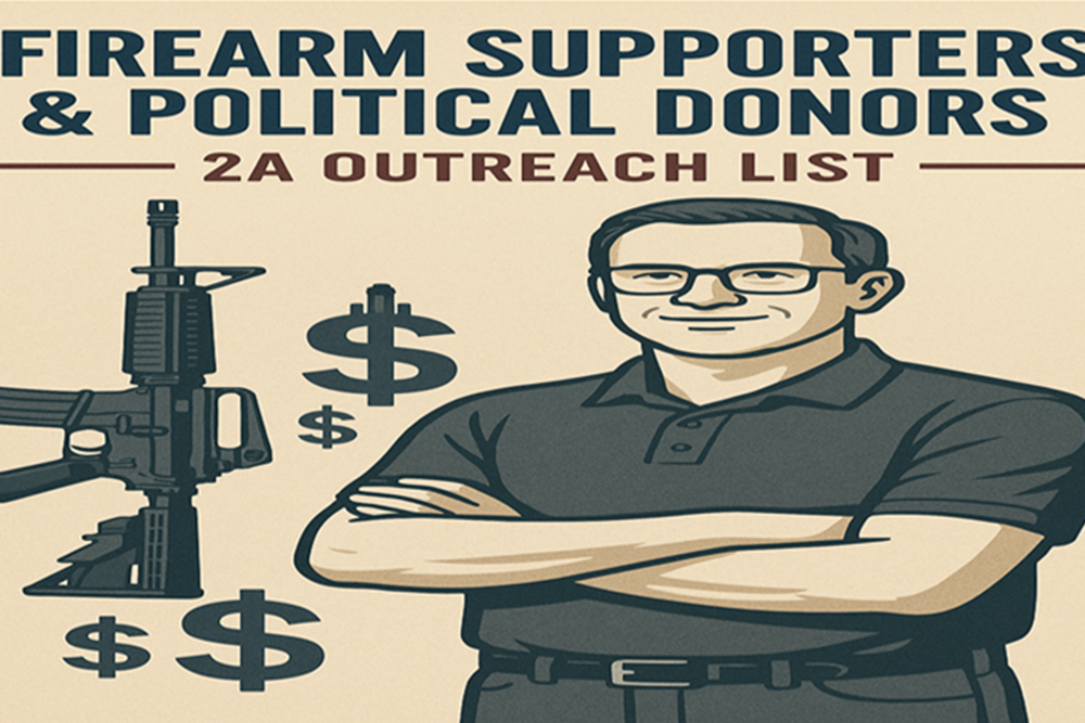 Firearm Supporters & Political Donors – 2A Outreach List