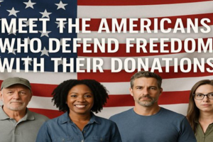 Meet the Americans who defend freedom with their donations