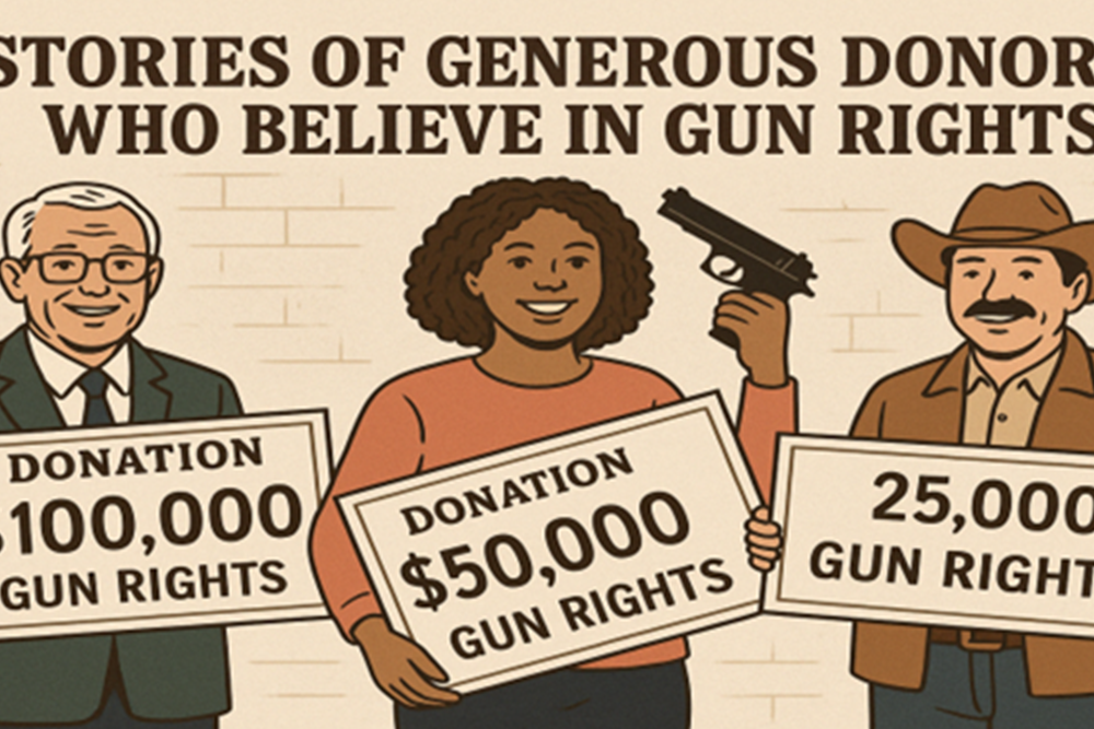 Stories of generous donors who believe in gun rights