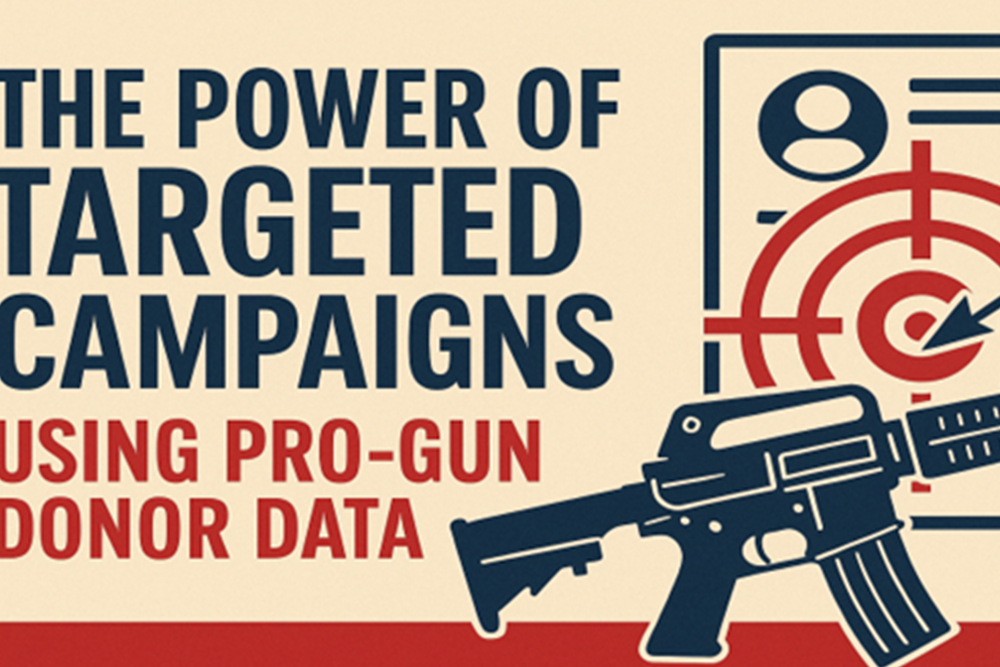 The power of targeted campaigns using pro gun donor data